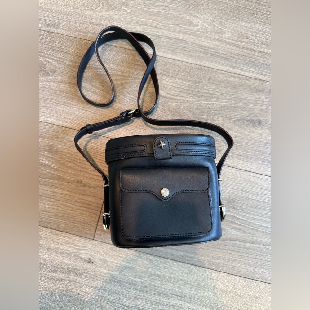 Rebecca Minkoff Craig Black Leather Camera Bag - Picture 6 of 16